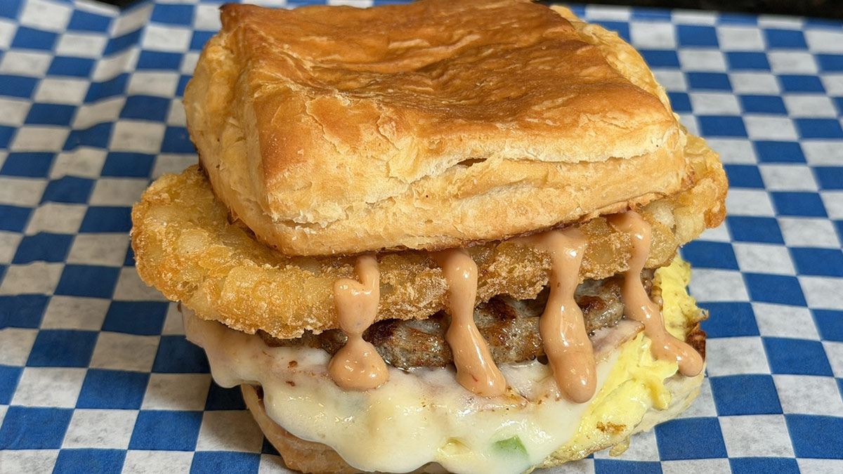 Breakfast Sandwich special with Sausage