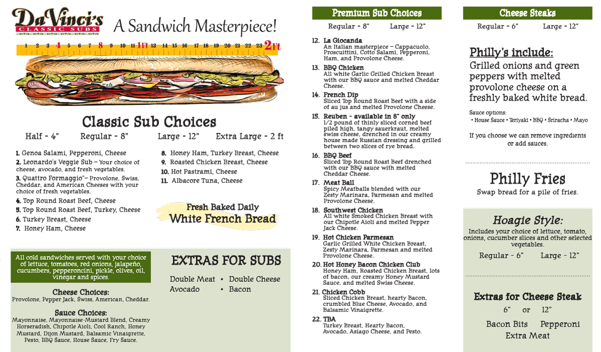 DaVinci's Market Bellingham page 1